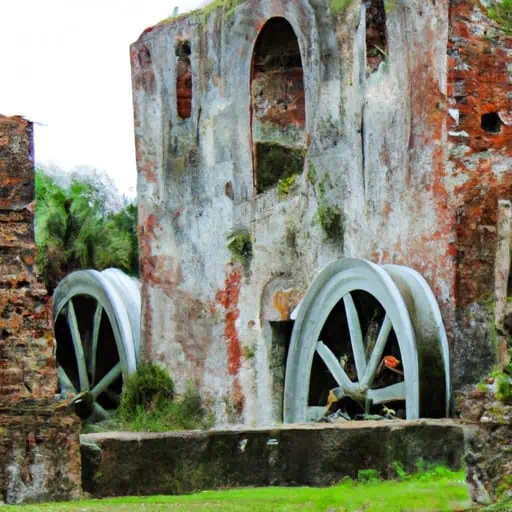 שרידי טחנת הסוכר, עדות לעבר התעשייתי של הטירה